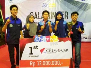 Spektronics XI Gondol Juara Pertama di Chem e Car