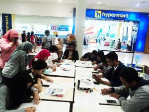 Workshop ini Ubah Wajah Menjadi Karakter Kartun