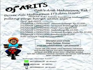 Ojek Kampus Ala Mahasiswa ITS