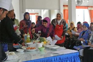 Dharma Wanita Gelar Demo Masak