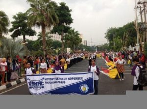 VSNMC ITS Semarakkan Parade Surabaya Juang