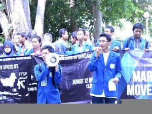Peringati Deklarasi Juanda, Mahasiswa JTK Berorasi