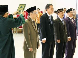 Rektor ITK Lantik Empat Pejabat Baru