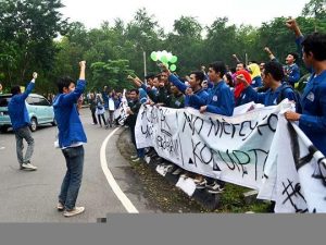 Ini Cara BEM ITS Ingatkan Isu KPK-POLRI