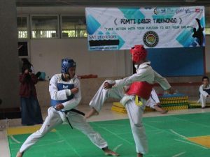 Pemilihan Atlet Kejurda Taekwondo ITS lewat Ajang Pomits