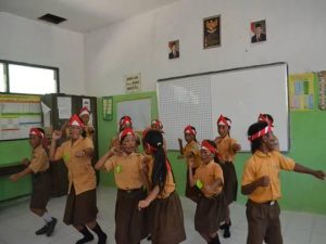 Persembahan SDN Sumberejo 1 pada Acara Perpisahan