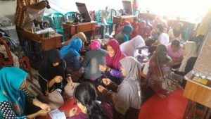 HMTG Ajarkan Menjahit Lewat Pelatihan Geocare