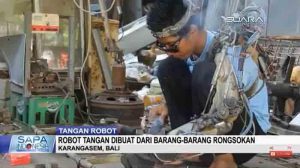 Ini Komentar dari Pakar Elektro ITS Soal Tangan Robot Iron Man Bali