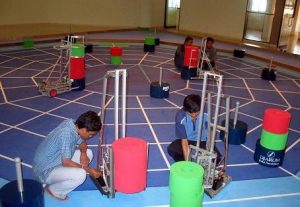 Tim Robot Siapkan Lapangan Senilai Rp. 80 Juta