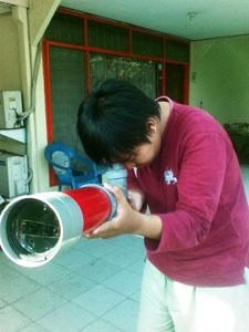 Haikal, Sang Pembuat Teleskop Dari PENS-ITS