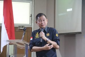 Menteri ESDM Ignasius Jonan saat menyampaikan materi kuliah umum di ITS