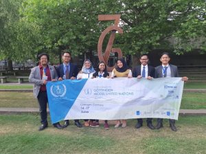 Delegasi ITS Raih Best Position Paper di Göttingen Model United Nations, Jerman