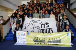 Rektor ITS Sambut Kedatangan Sang Juara Robot Dunia dan Nasional