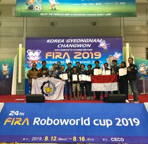 ITS Robot Team Successfully Wins 14 Awards at FIRA in Korea