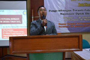Doktor ITS Kembangkan Oksida Timah untuk Bahan Laser dan Sensor