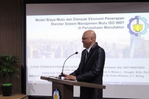 Doktor ITS Modelkan Biaya Mutu Ekonomis