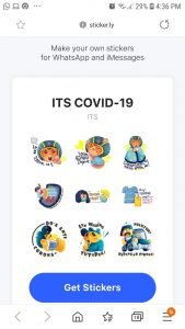 ITS Kampanyekan Edukasi Pencegahan Covid-19 Lewat Stiker