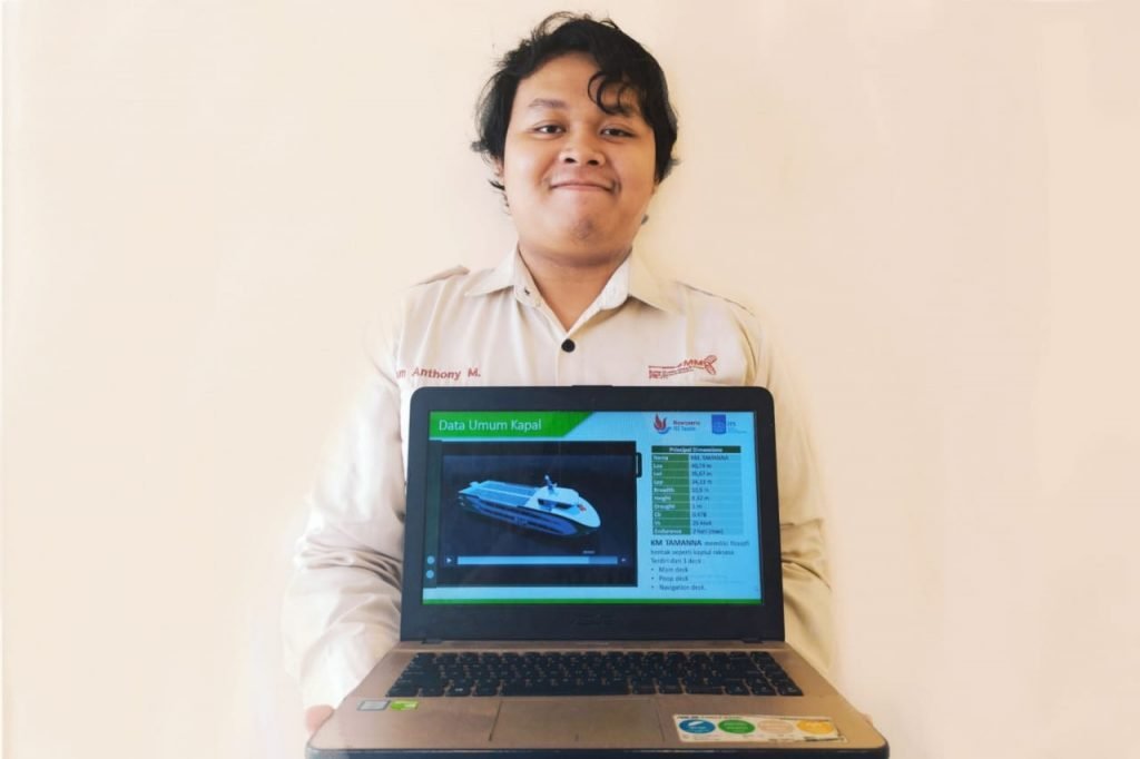 KM Tamanna rancangan tim mahasiswa ITS