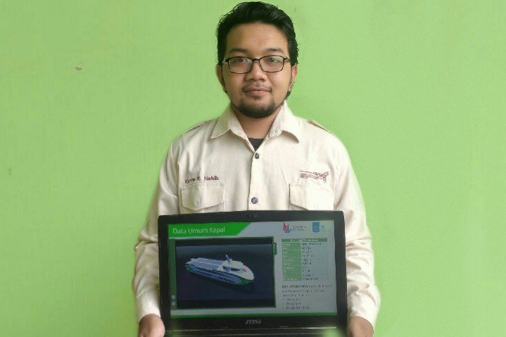 KM Tamanna rancangan tim mahasiswa ITS