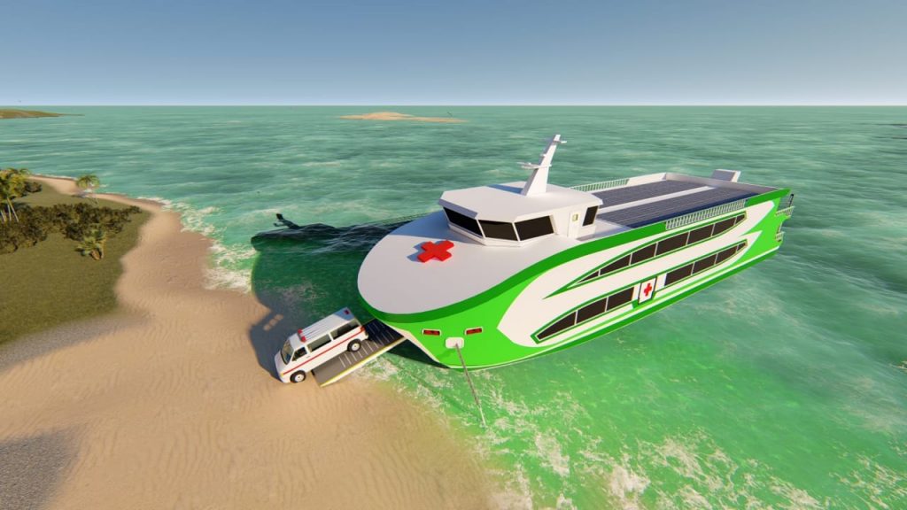 KM Tamanna rancangan tim mahasiswa ITS