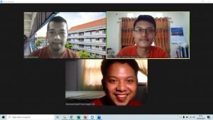 Tim Viktorits yang terdiri dari Muhammad Naufal Prawironegoro, Muhammad Yusuf, dan Audi Tomy Reriya Sakti