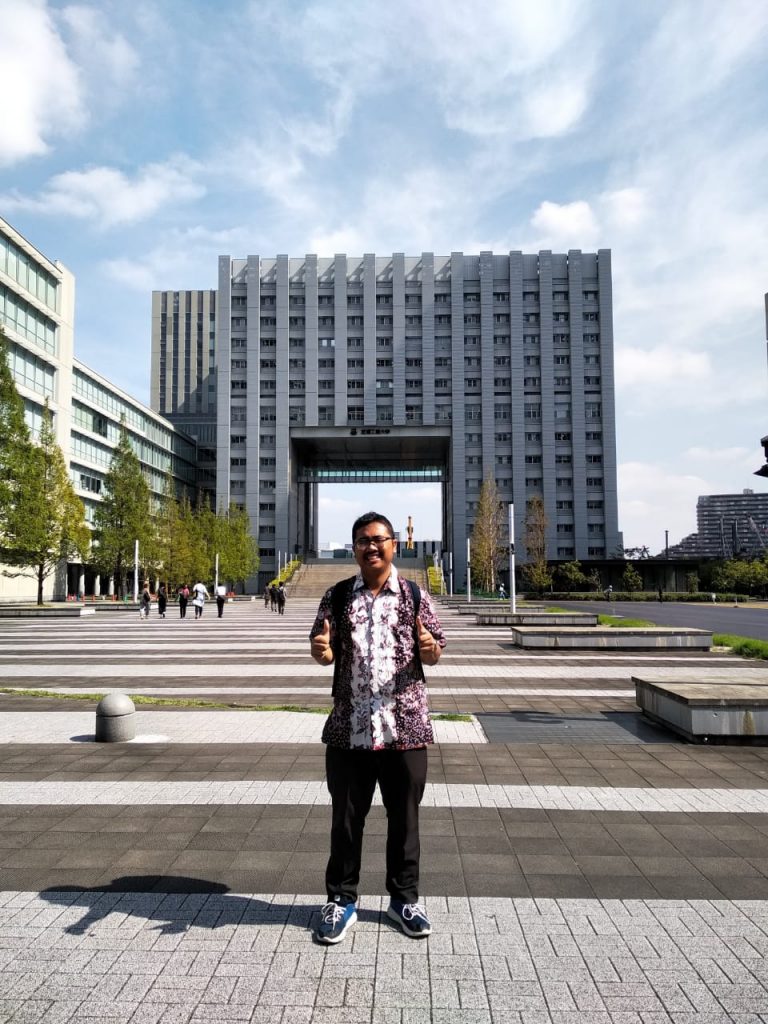Alvin Rahmad Widyanto yang berhasil mendapatkan kesempatan mengikuti laboratory internship di Shibaura Institute of Technology, Jepang