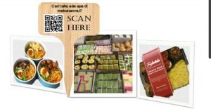 Label QR Code untuk mengetahui kandungan makanan yang ada di Kantin Siskal ITS