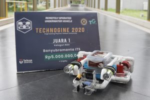 Usung Robot Pendeteksi Ranjau Laut, Tim Banyubramanta ITS Sabet Juara