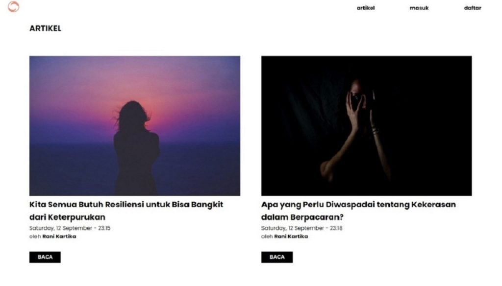 Fitur artikel Lingkar Puan yang dapat diakses tanpa mendaftar