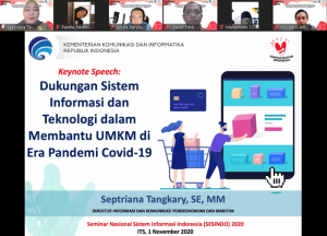 SESINDO ITS Tekankan Pemanfaatan Teknologi di Masa Pandemi