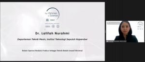 Dr Latifah Nurahmi saat mendapatkan penghargaan dari L'Oreal UNESCO for Women in Science 2020 pada akhir November lalu