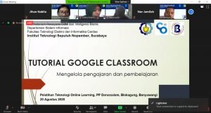 KKN ITS Latih Pengajar Pesantren Hadapi Kuliah Online
