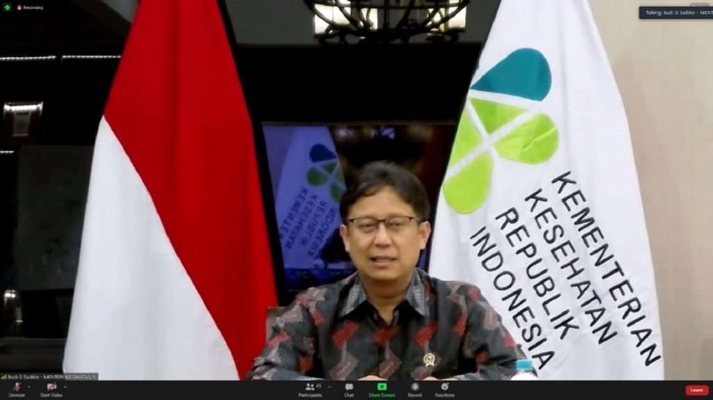Menteri Kesehatan RI, Budi Gunadi Sadikin, yang juga ditetapkan sebagai salah satu anggota MWA ITS periode 2021-2026 dari wakil masyarakat