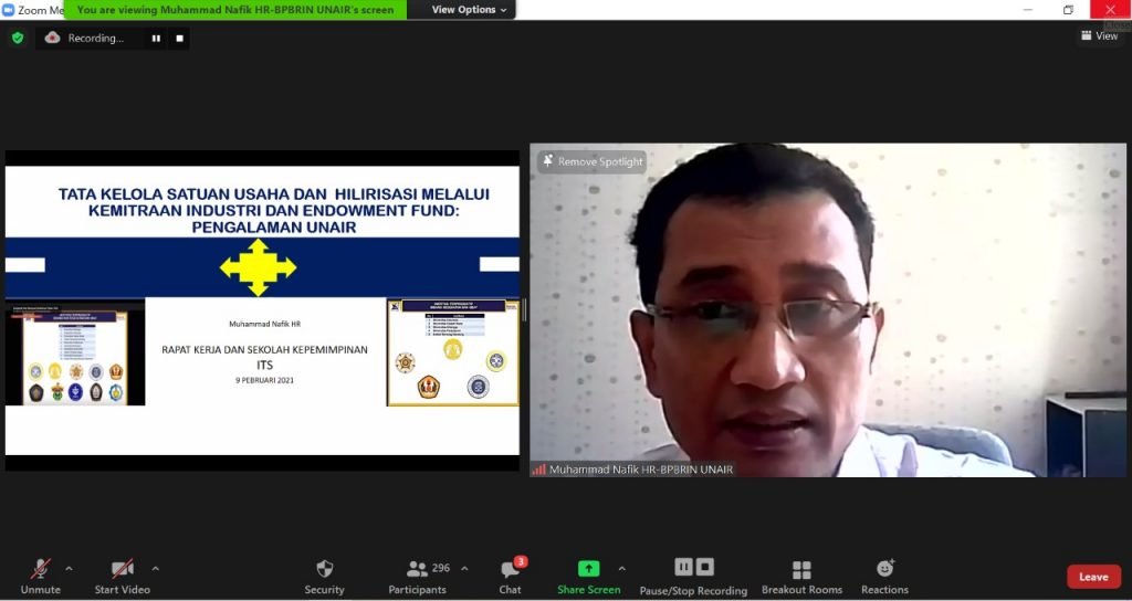 Materi penggerak kedua mengenai tata kelola usaha dan hilirisasi yang disampaikan Dr M Nafik Hadi Ryandono dari Universitas Airlangga
