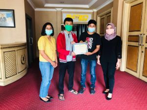 Tim KKN ITS Dorong UMKM Patuh Protokol Kesehatan