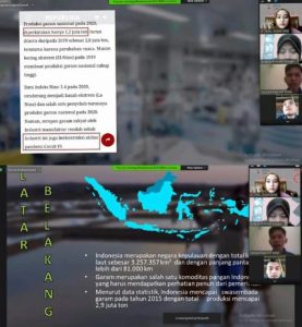 Presentasi Muhammad Arif Billah dalam Online National Competition yang diselenggarakan oleh Indonesian Young Scientist Association (IYSA) Sumatera, Januari lalu