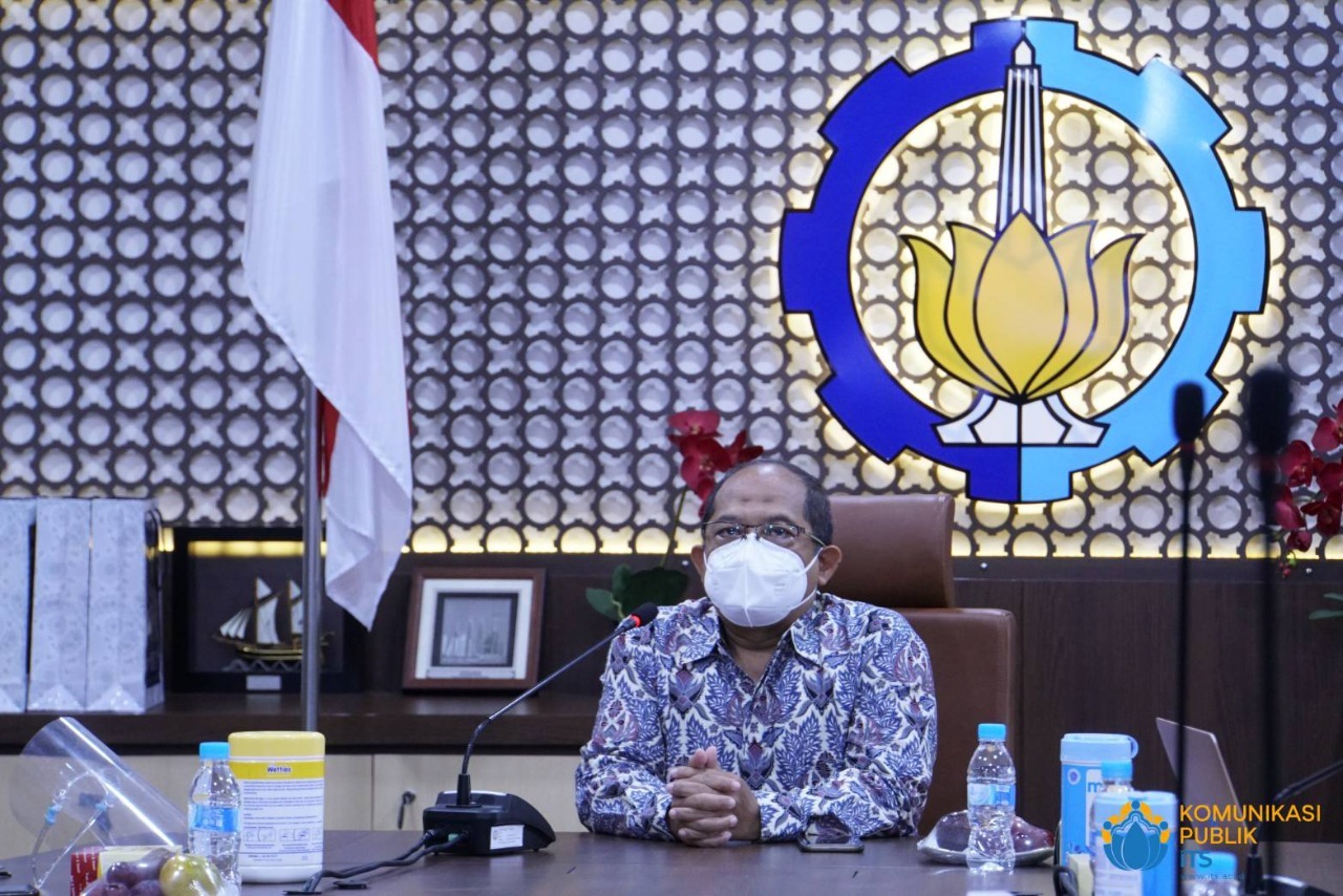 Kepala Badan Litbang SDM Kemenkominfo RI Hary Budiarto, dalam rapat koordinasi bersama ITS