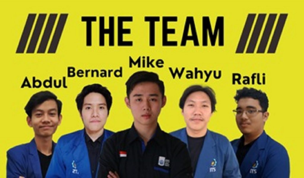 Potret anggota tim yang mewakili Spektronics ITS pada ajang AISEEF 2021