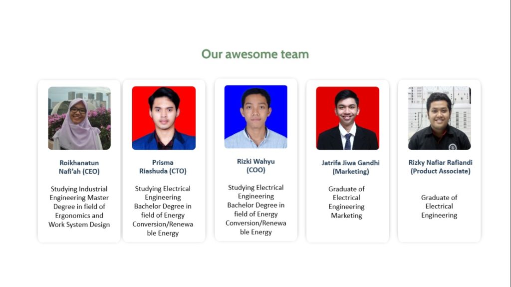 Anggota tim ITS yang berhasil menggagas Eco Aerator ramah lingkungan berbasis smart IoT