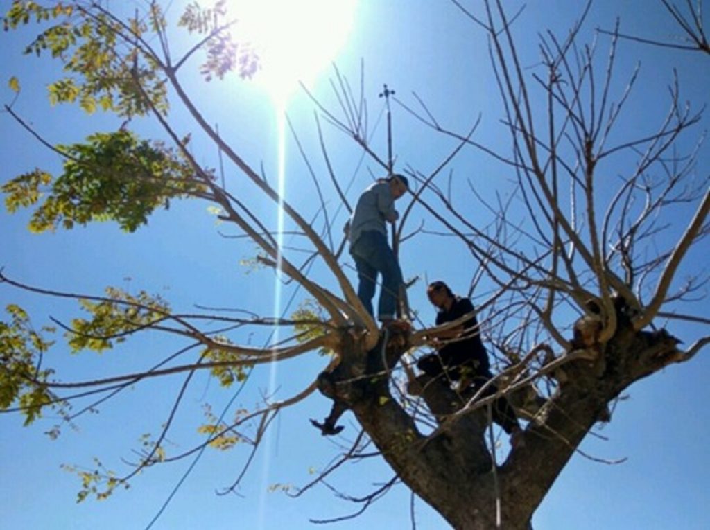 Proses pencarian data primer kecepatan (potensi) angin di Pulau Giligenting