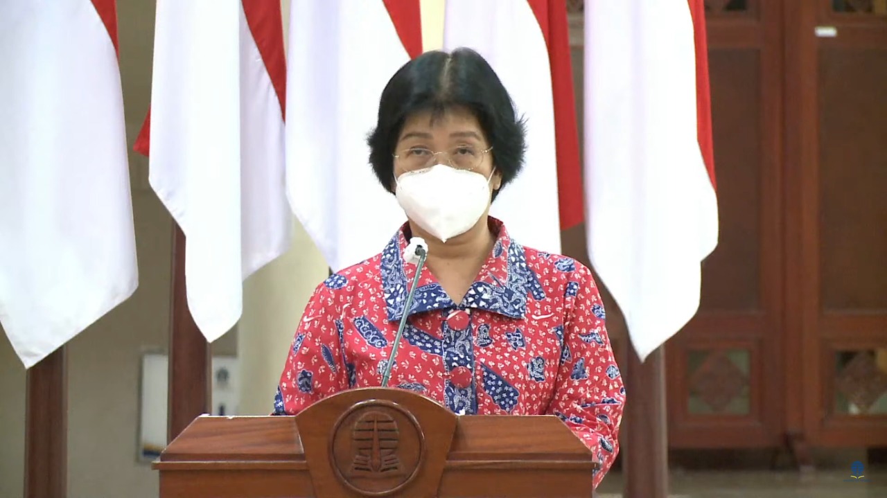 Kepala ICE Institute Prof Dr Paulina Pannen MLs saat menyampaikan pidatonya