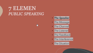 7 Elemen Penting dalam Pengoptimalan Public Speaking