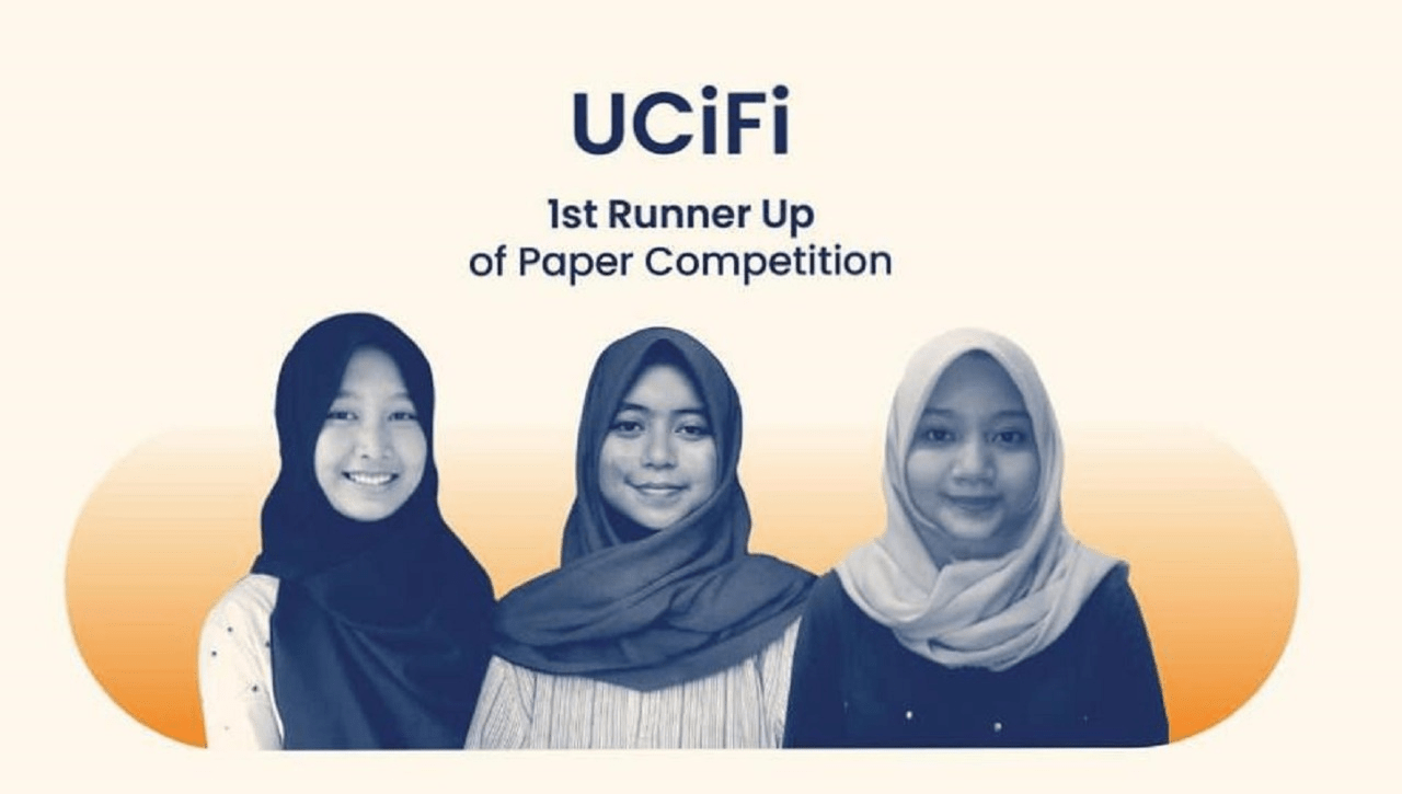 (from left) Fitria Kusumaningrum, Citra Annisaa Nurul Ain, Nuzulul Syaqawati Azzahra