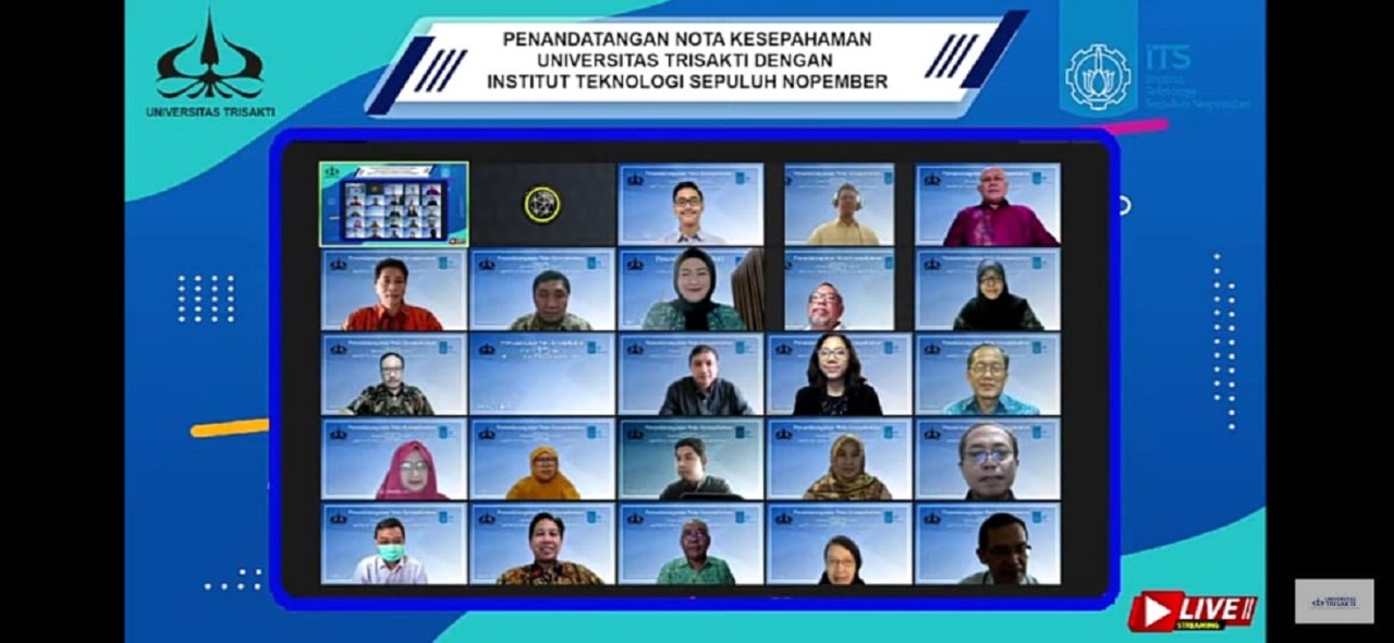 Foto bersama seluruh partisipan dari kedua instansi usai proses penandatanganan nota kesepahaman