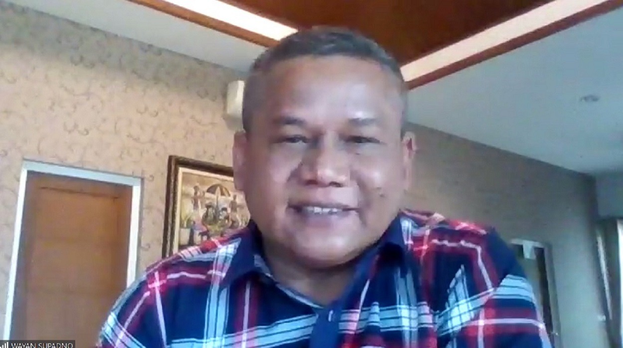 Praktisi ahli remediasi lahan, Wayan Supadno, saat menyampaikan rekomendasi kebijakan dengan tema Teknologi Remediasi Lahan untuk Ketahanan Pangan