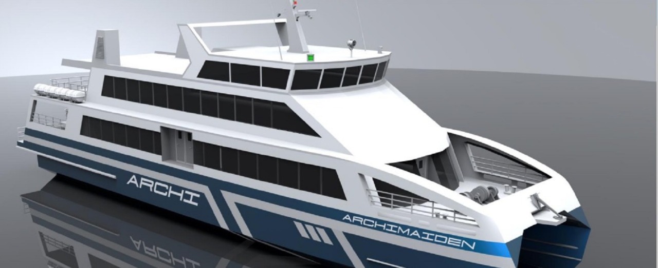 Desain Kapal MV Archimaiden yang diusung Tim Nawasena ITS pada kompetisi WFSA (Worldwide Ferry Safety Association)- International Student Design Competition 2018Desain Kapal MV Archimaiden yang diusung Tim Nawasena ITS pada kompetisi WFSA (Worldwide Ferry Safety Association)- International Student Design Competition 2018