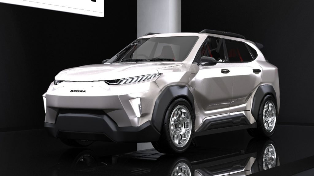 Ilustrasi desain luar mobil listrik i-Deora, rancangan tim SACH-MOLINA ITS