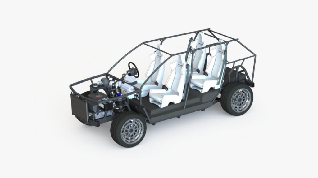 Desain sasis atau kerangka i-Deora, rancangan tim SACH-MOLINA ITS