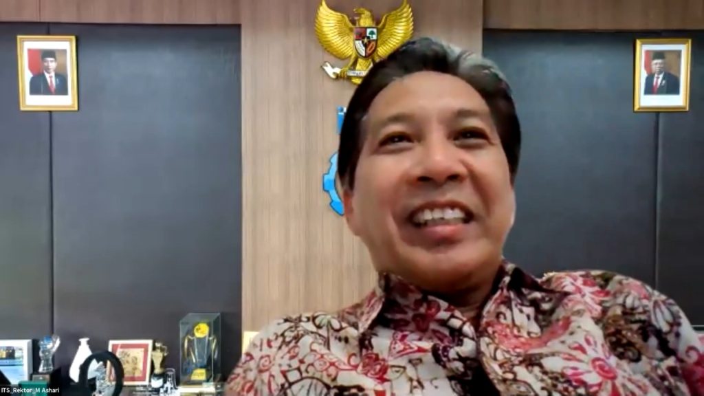 ITS Rector Prof Dr. Ir Mochamad Ashari MEng gave his appreciation to Nokia and Indosat Ooredoo in the discussion