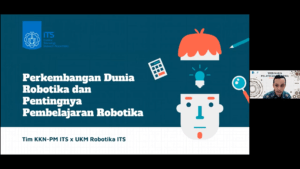 Perkenalkan Robot Sejak Dini, Abmas ITS Adakan Webinar